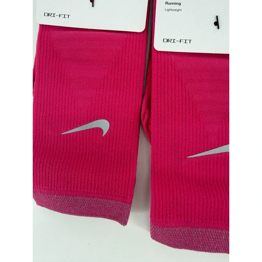6 Pairs Nike Spark Crew Lightweight Running‎ Socks Pink Mens 10-11.5 DA3584-667